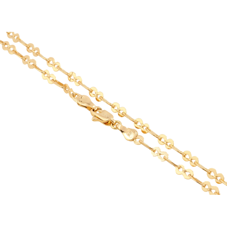 Ланцюжок Xuping Позолота 18K Плетіння Фантазійне довжина 45см х 3.5мм фото №1