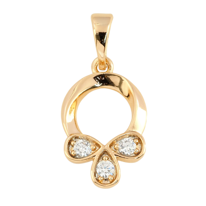 Кулон Xuping Позолота 18K Декоративный с цирконием для цепочки до 5мм фото №1