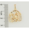 Кулон Xuping Позолота 18K Знак Зодиака Дева для цепочки до 5мм фото №2