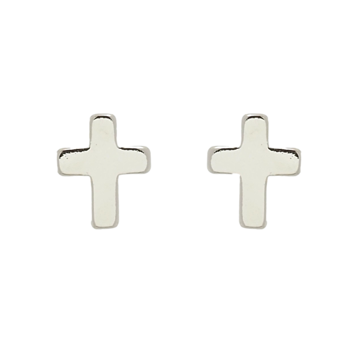 Серьги Xuping Родий пусеты Крестики фото №23