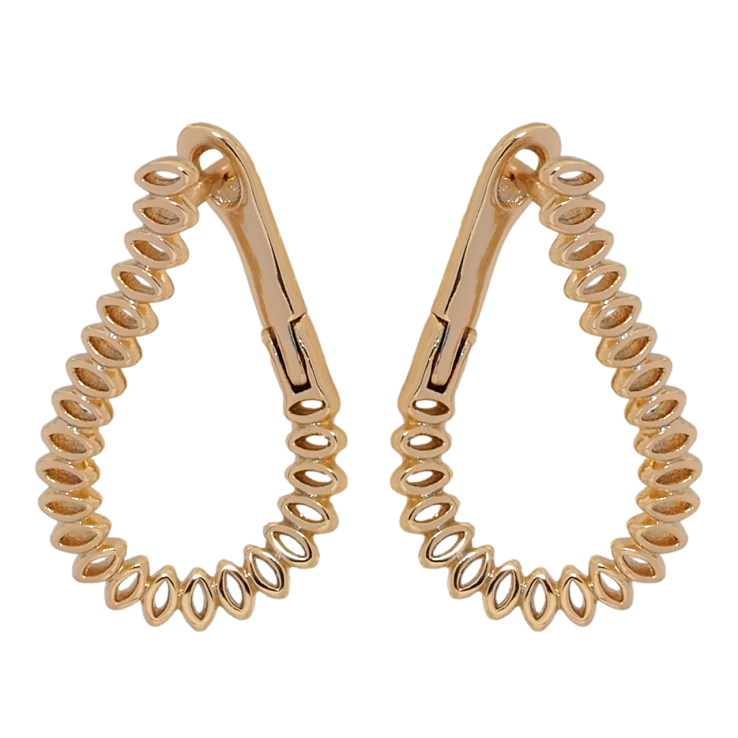 Сережки Xuping Позолота 18K англійський замок Декоративні петельки фото №18