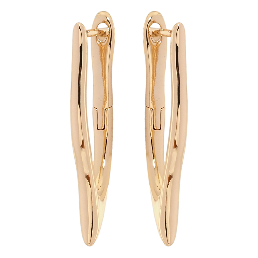 Сережки Xuping Позолота 18K англійський замок Фігурні скоби фото №1