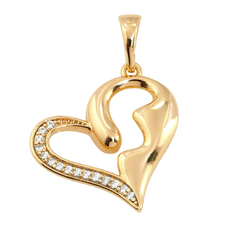 Кулон Xuping Позолота 18K Сердечко для ланцюжка до 5мм фото №13