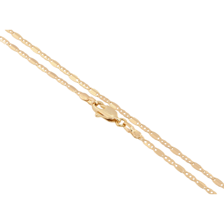 Ланцюжок Xuping Позолота 18K Плетіння Морський ланцюг довжина 45см х 2мм фото №1