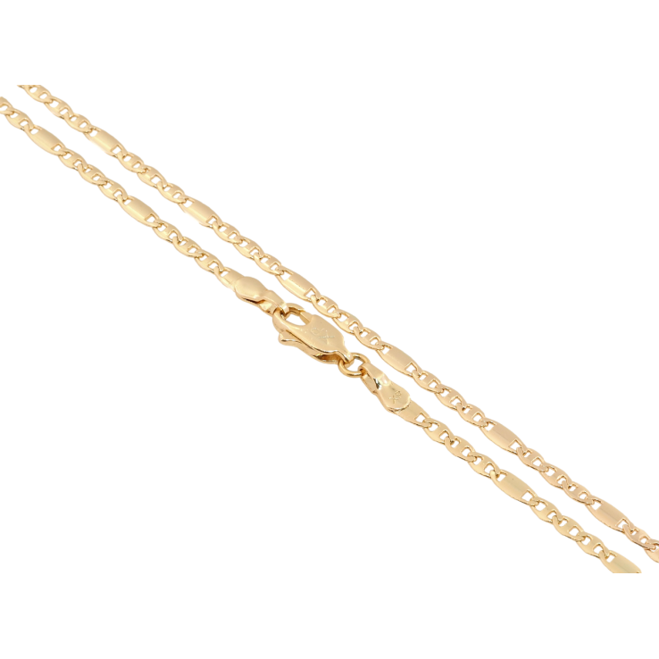 Ланцюжок Xuping Позолота 18K Плетіння Морський ланцюг довжина 45см х 3мм фото №8 Ланцюжок Xuping Позолота 18K Плетіння Морський ланцюг довжина 45см х 3мм фото №8
