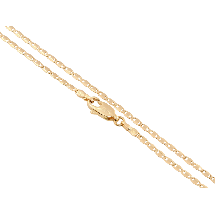 Ланцюжок Xuping Позолота 18K Плетіння Морський ланцюг довжина 44см х 2мм фото №20 Ланцюжок Xuping Позолота 18K Плетіння Морський ланцюг довжина 44см х 2мм фото №20