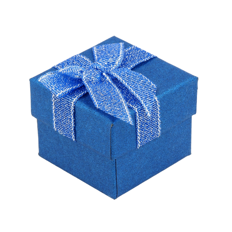 Подарочная коробка с бантом Под кольцо Размер 4.5х4.5см, h= 4см фото №9