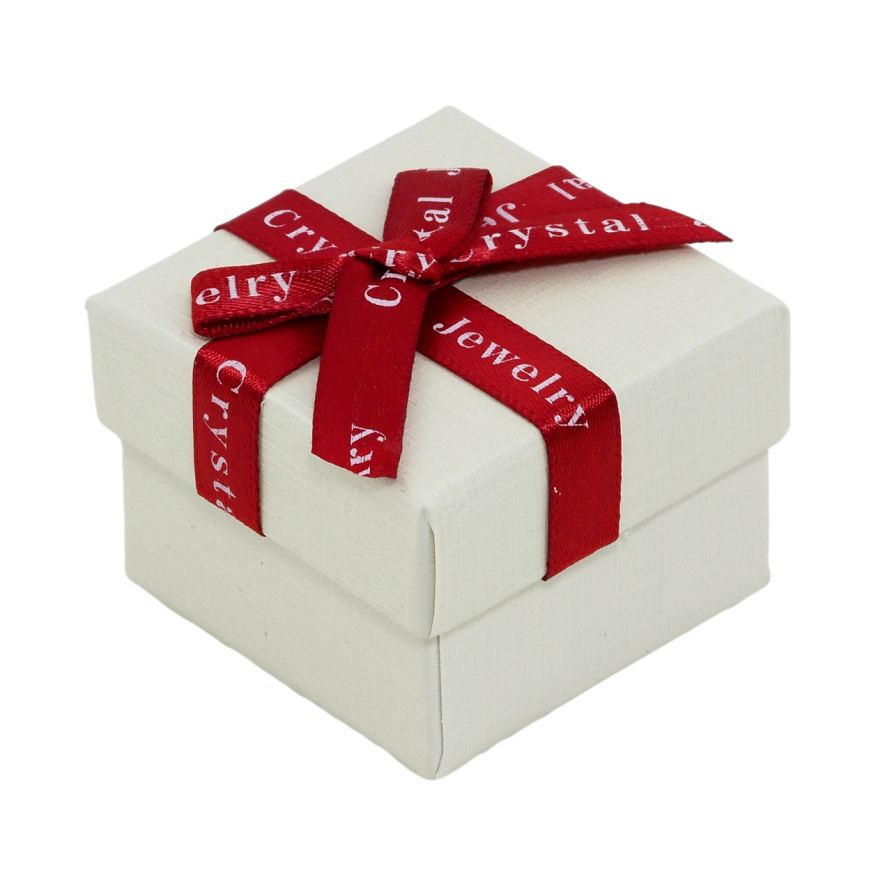 Подарункова коробка з бантом Crystal Jewelry Під каблучку Розмір 5х5см h= 3.5см фото №1 Подарункова коробка з бантом Crystal Jewelry Під каблучку Розмір 5х5см h= 3.5см фото №1