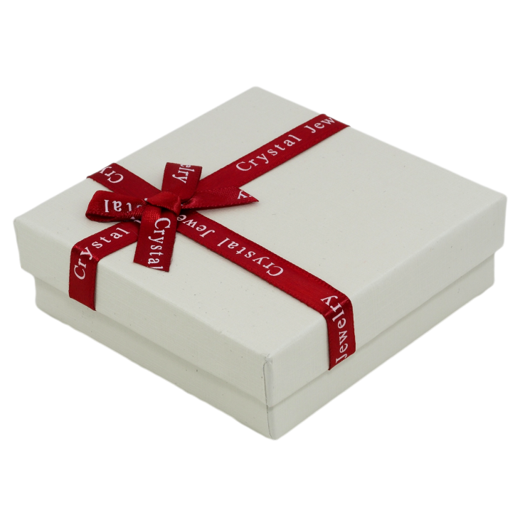 Подарункова коробка з бантом Універсальна Crystal Jewelry (Сережки, Каблучка, Кулон) Розмір 9х9см, h = 3см фото №17 Подарункова коробка з бантом Універсальна Crystal Jewelry (Сережки, Каблучка, Кулон) Розмір 9х9см, h = 3см фото №17