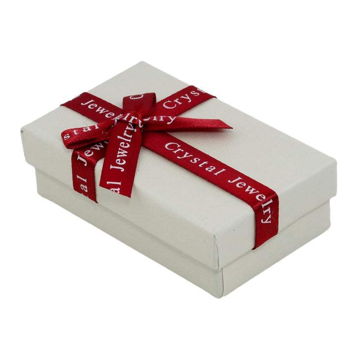Подарункова коробка з бантом Універсальна Crystal Jewelry (Сережки, Каблучка, Кулон) Розмір 5х8см, h= 2.5см фото №21