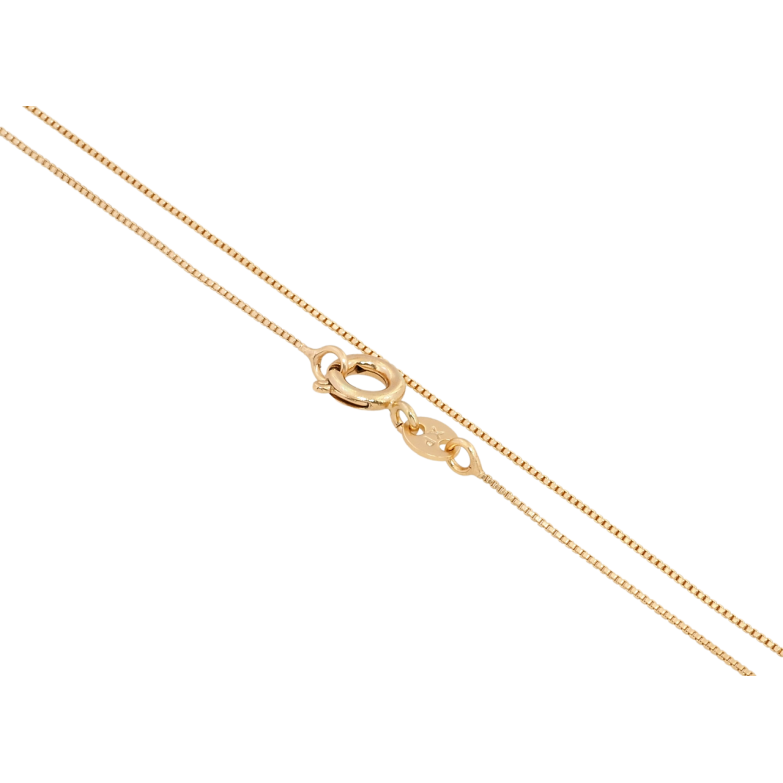 Цепочка Xuping Позолота 18K Плетение Венецианское длина 60см х 1мм фото №1