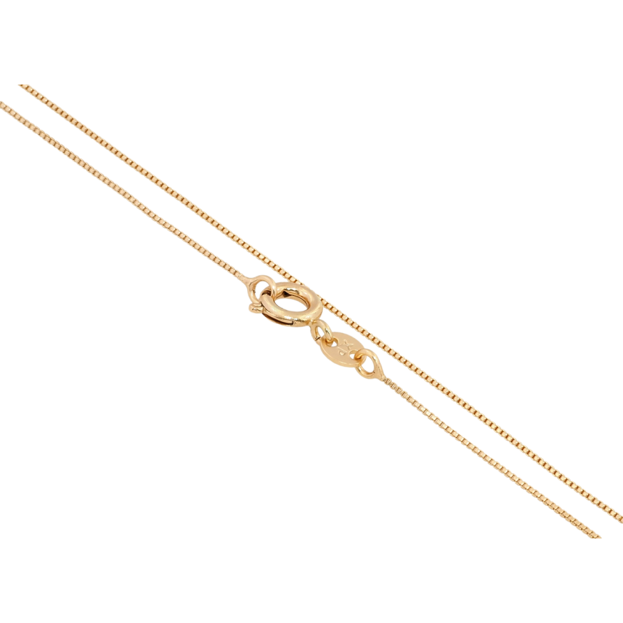 Ланцюжок Xuping Позолота 18K Плетіння Венеціанське довжина 60см х 1мм фото №1