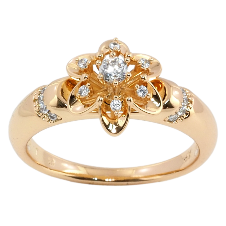 Кольцо Xuping Позолота 18K Цветок фото №15