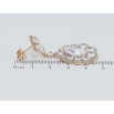 Серьги Xuping JEAN GOUJON Позолота 18K пусеты Изящные подвески с фианитами фото №2