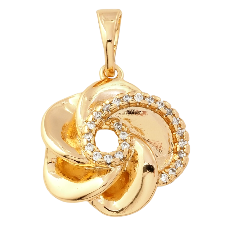 Кулон Xuping Позолота 18K Квіточка для ланцюжка до 5мм фото №14