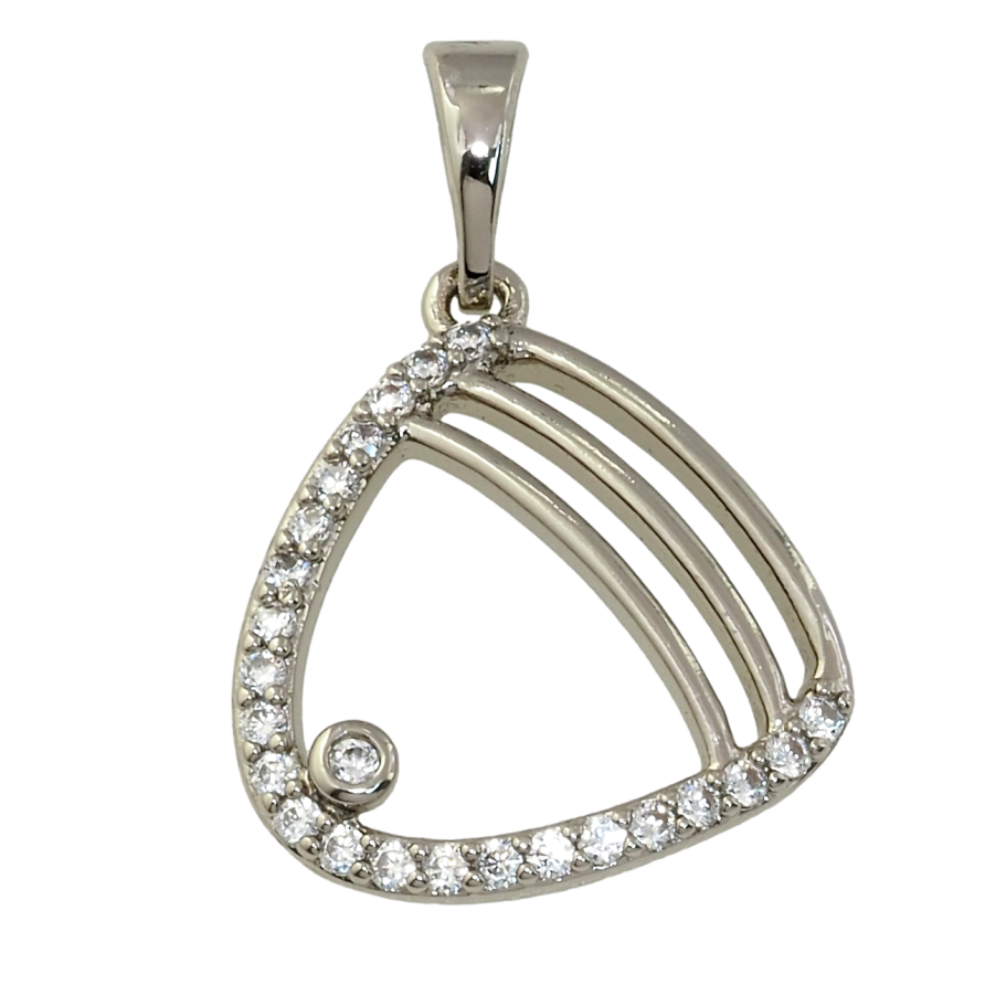 Кулон Xuping Родій Фігурний з цирконієм для ланцюжка до 5мм фото №1