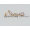 Серьги Xuping Позолота 18K пусеты Кристальные подвески фото №2 Серьги Xuping Позолота 18K пусеты Кристальные подвески фото №2