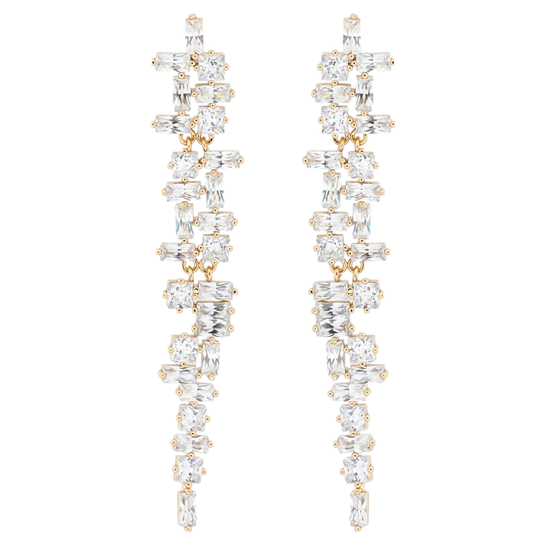 Серьги Xuping Позолота 18K пусеты Кристальные подвески фото №1 Серьги Xuping Позолота 18K пусеты Кристальные подвески фото №1