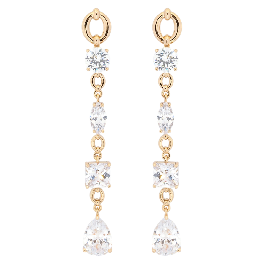 Серьги Xuping Позолота 18K пусеты Кристальные подвески фото №1