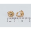Сережки Xuping Позолота 18K колечка Різьблений візерунок зірочки фото №2