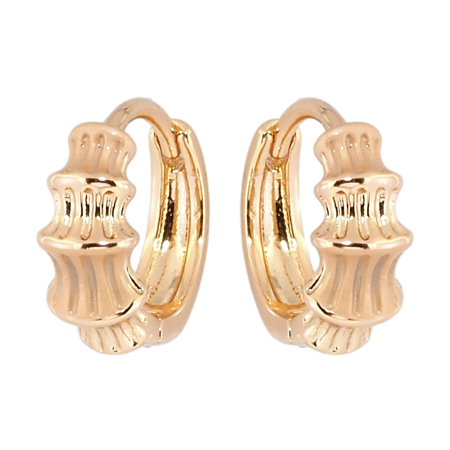 Серьги Xuping Позолота 18K колечки Фигурные с напылением фото №1