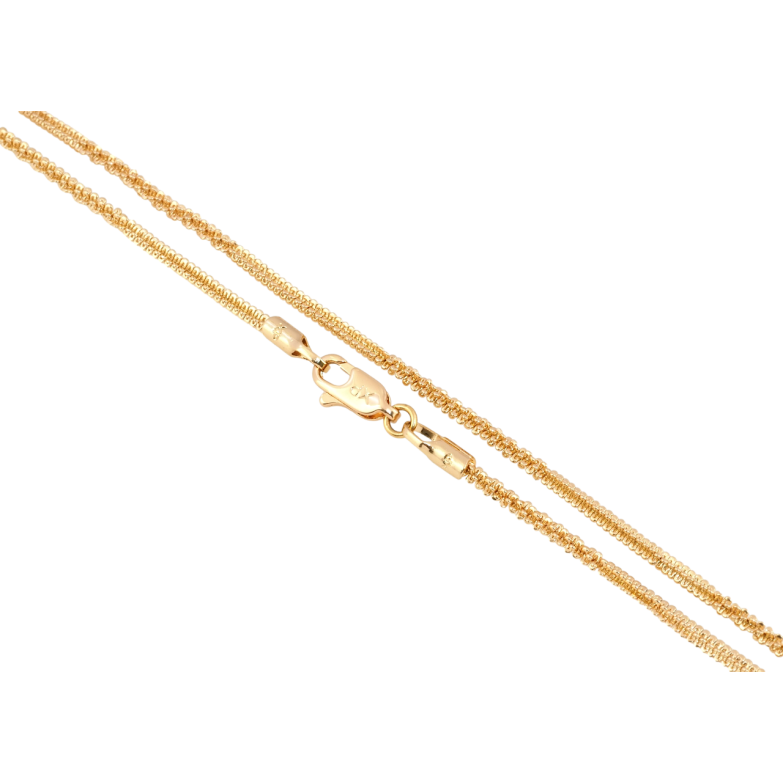 Цепочка Xuping Позолота 18K Плетение Фантазийное длина 45см х 2мм фото №1