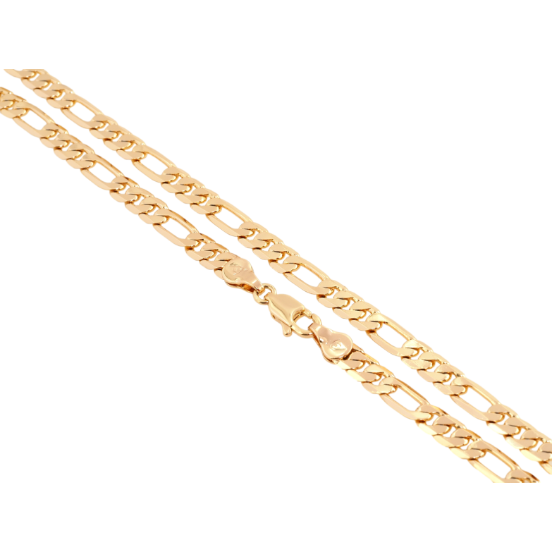 Цепочка Xuping Позолота 18K Плетение Фигаро длина 44см х 5мм фото №1