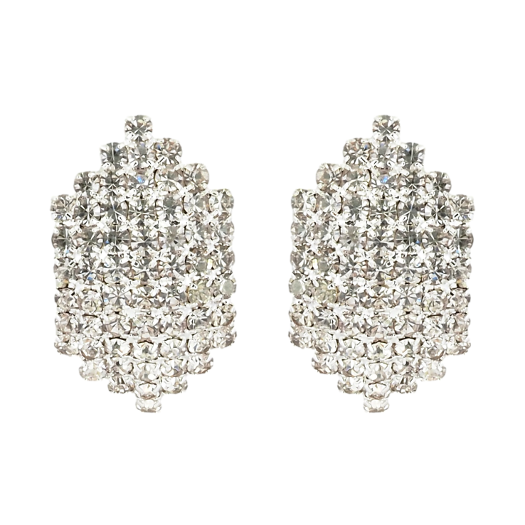 Сережки пусети Фігурні зі стразами фото №22 Сережки пусети Фігурні зі стразами фото №22