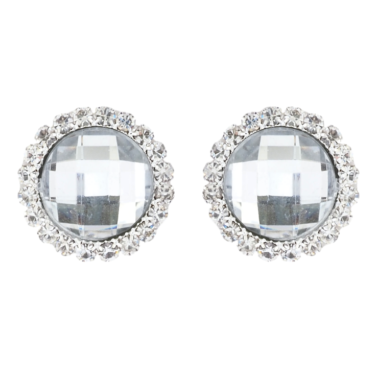 Сережки пусети Кристал в обрамленні страз ø 19мм фото №23 Сережки пусети Кристал в обрамленні страз ø 19мм фото №23