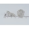 Сережки пусети Декоративний орнамент зі стразами фото №2 Сережки пусети Декоративний орнамент зі стразами фото №2