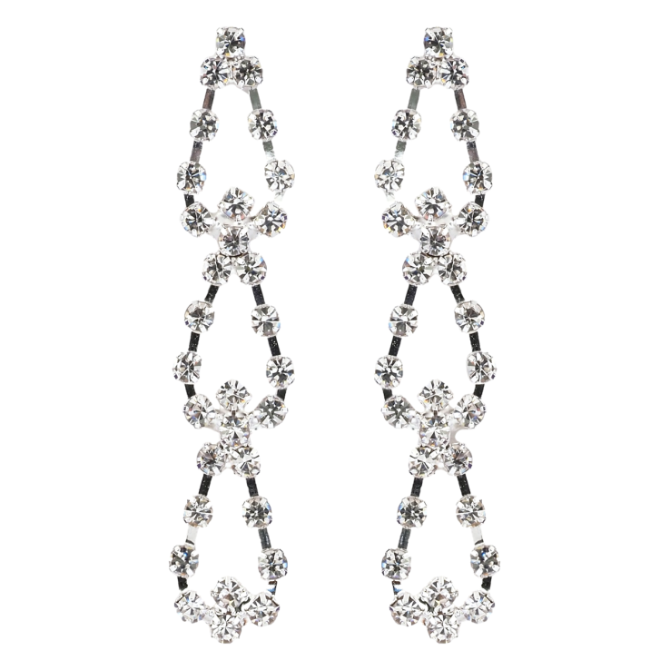 Сережки пусети Декоративні підвіски зі стразами фото №20 Сережки пусети Декоративні підвіски зі стразами фото №20