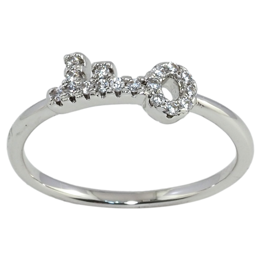 Каблучка Xuping Родій Ключик фото №1