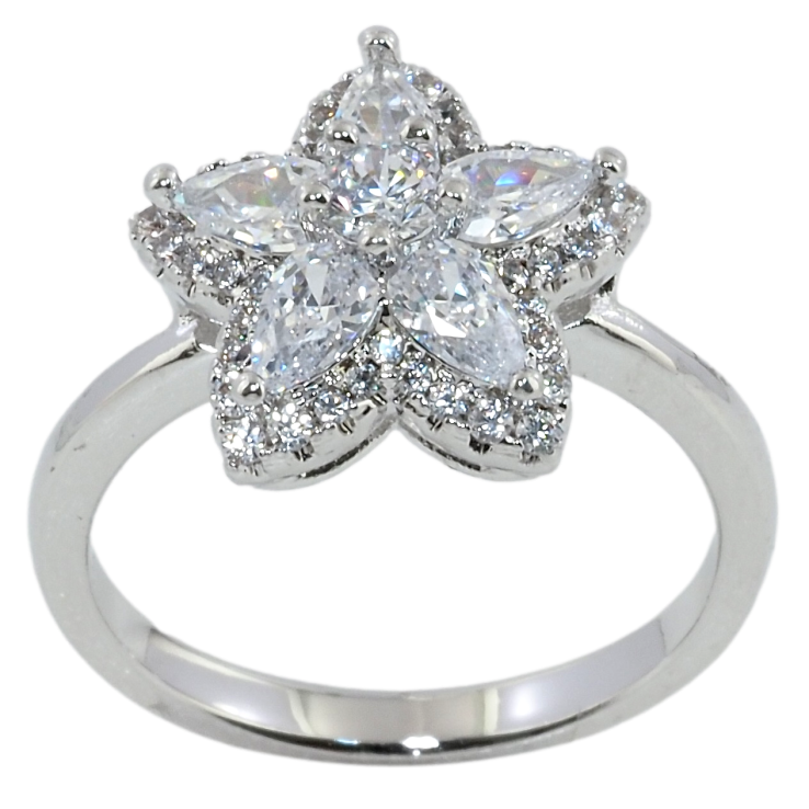 Каблучка Xuping Родій Квітка-Зірочка фото №5