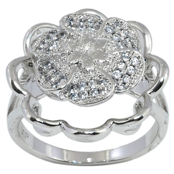 Каблучка Xuping Родій Квітка, що крутиться фото №5