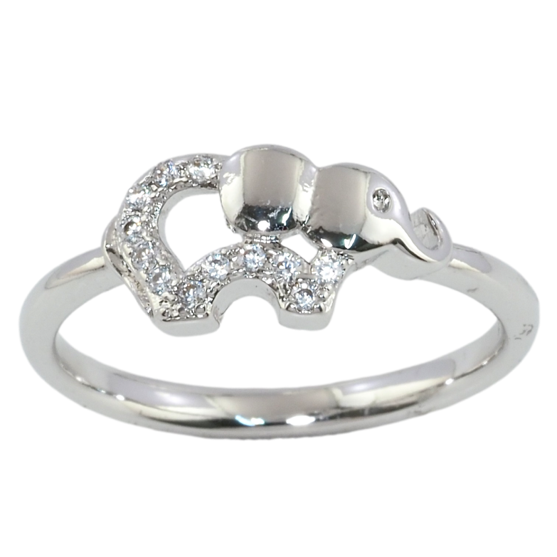 Каблучка Xuping Родій Слон фото №1