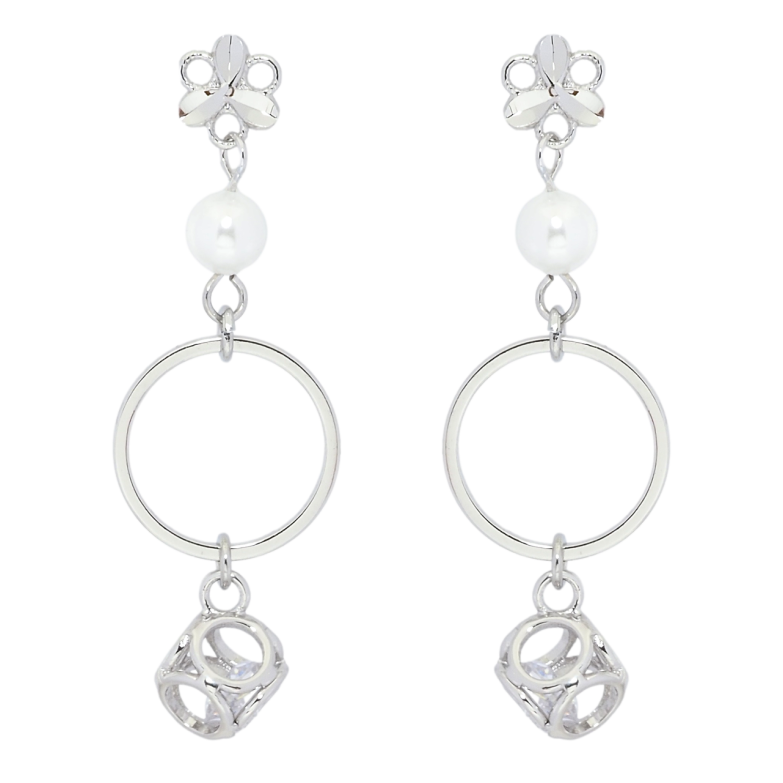 Сережки Xuping Родій пусети Декоративні підвіски фото №1