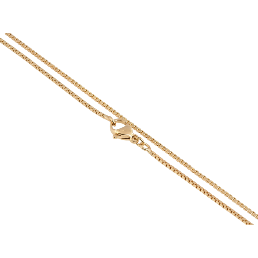 Цепочка Xuping Позолота 18K Плетение Венецианское длина 45см х 1мм фото №1