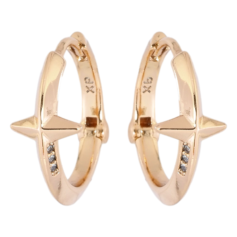 Сережки Xuping Позолота 18K колечка Зірки фото №14