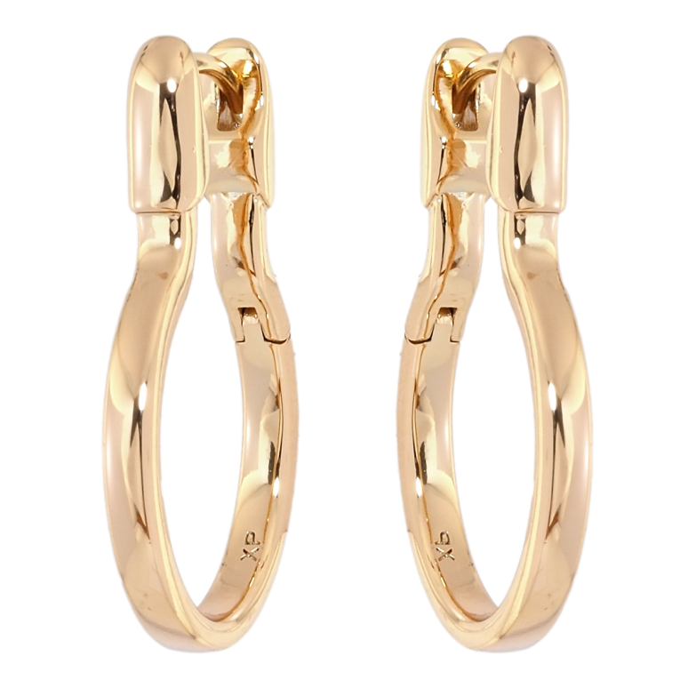 Сережки Xuping Позолота 18K колечка Фігурні фото №9