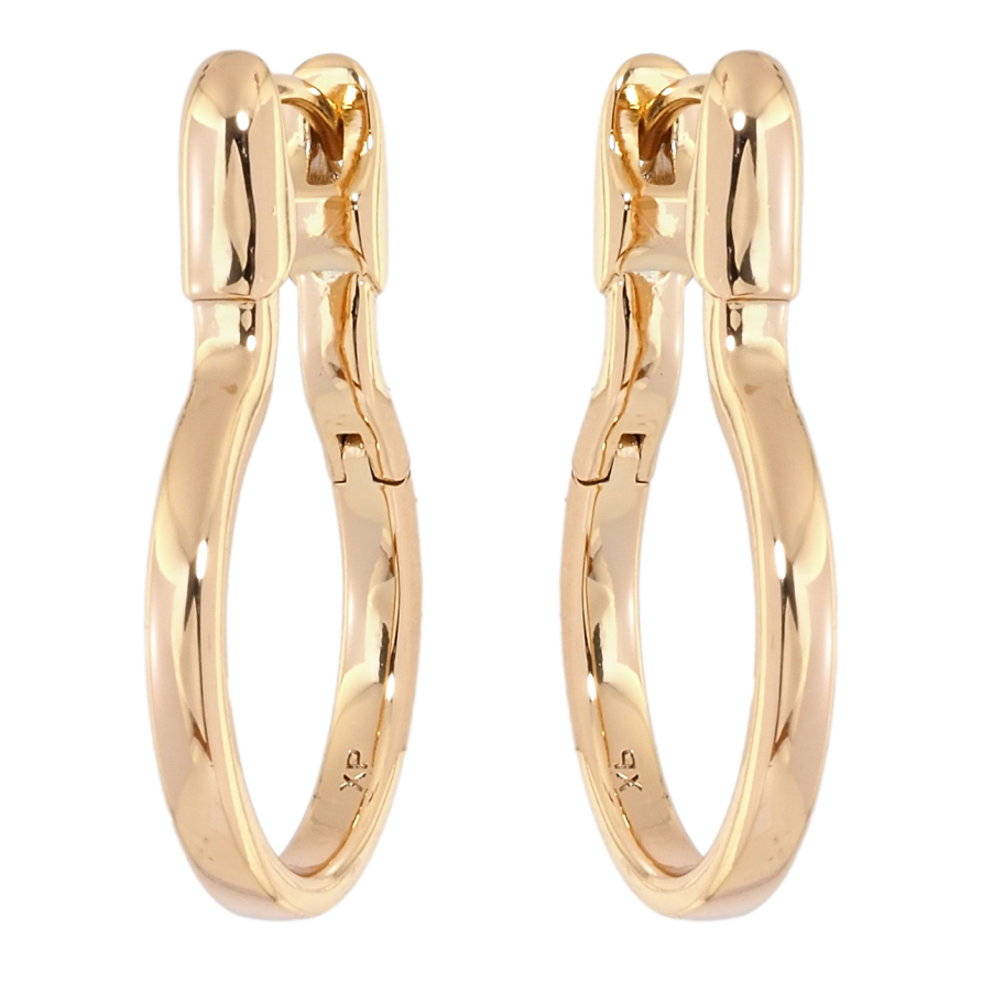 Серьги Xuping Позолота 18K колечки Фигурные фото №1