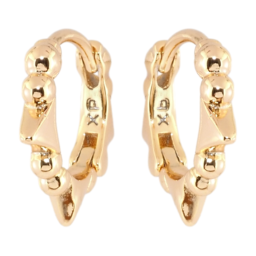 Серьги Xuping Позолота 18K колечки Декоративный орнамент фото №1