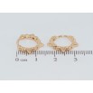 Серьги Xuping Позолота 18K колечки Декоративный орнамент фото №2