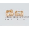 Серьги Xuping Позолота 18K колечки Фигурные фото №2