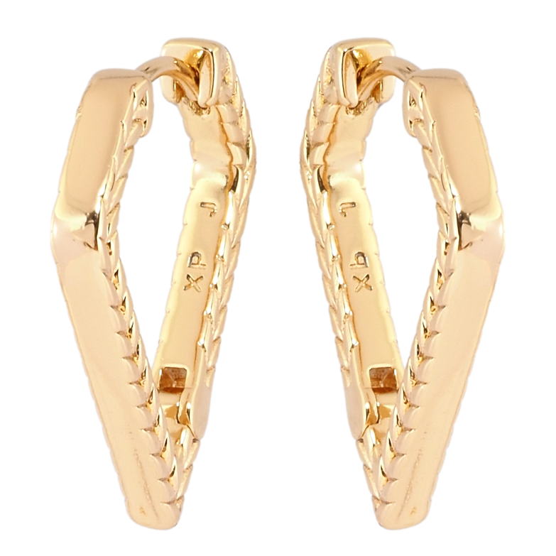 Сережки Xuping Позолота 18K колечка Фігурні фото №13