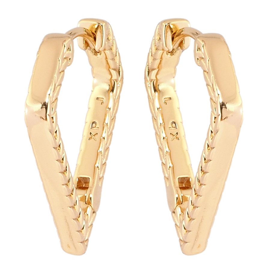 Серьги Xuping Позолота 18K колечки Фигурные фото №1