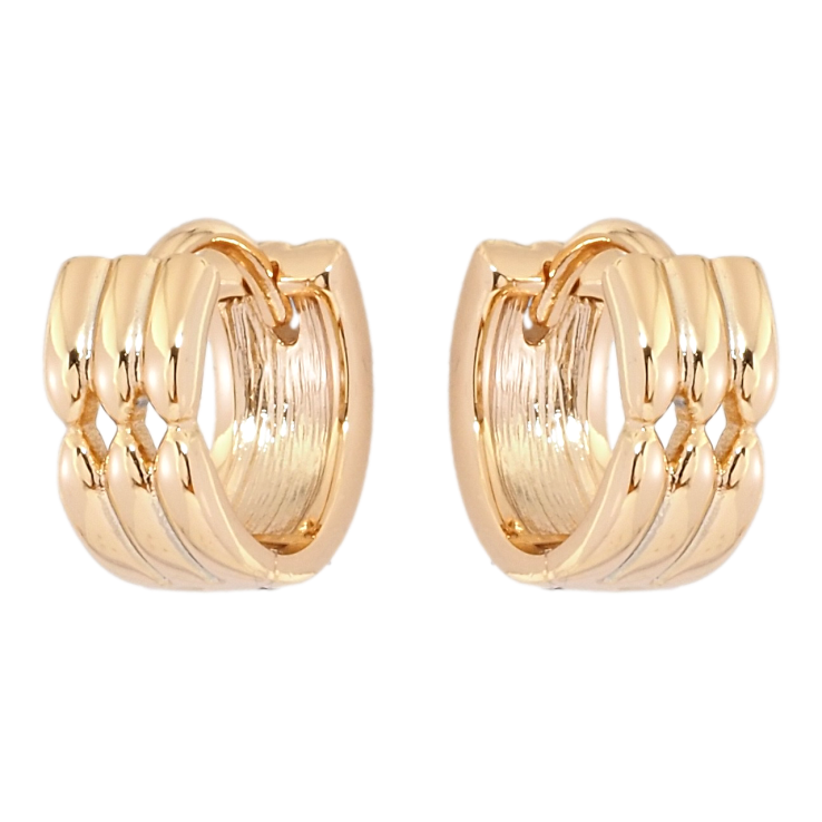 Серьги Xuping Позолота 18K колечки Декоративный орнамент фото №18