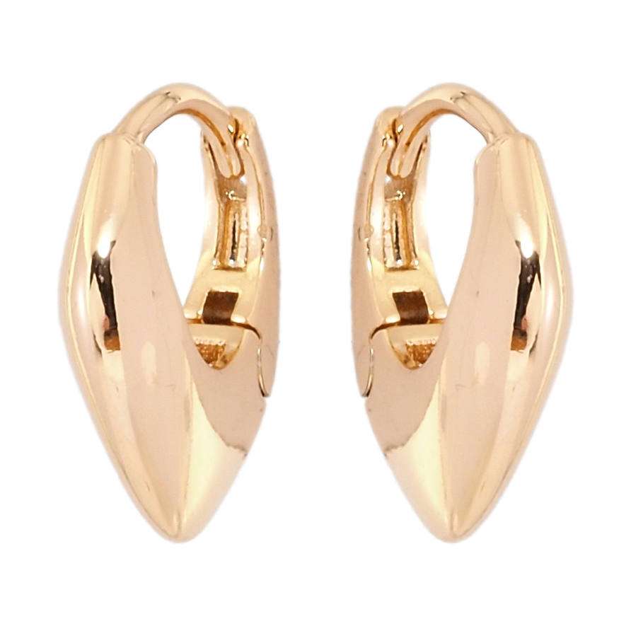 Серьги Xuping Позолота 18K колечки Декоративные фото №1