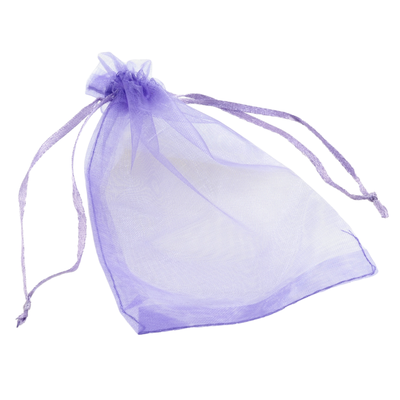 Мішечок подарунковий з органзи Бузковий розмір 10х15см ціна за 1 шт. фото №17