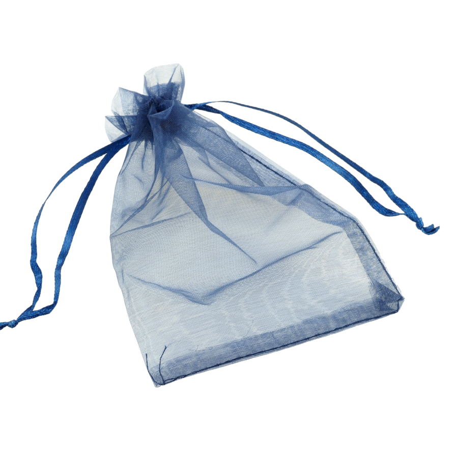 Мішечок подарунковий з органзи Синій розмір 10х15см ціна за 1 шт. фото №1 Мішечок подарунковий з органзи Синій розмір 10х15см ціна за 1 шт. фото №1