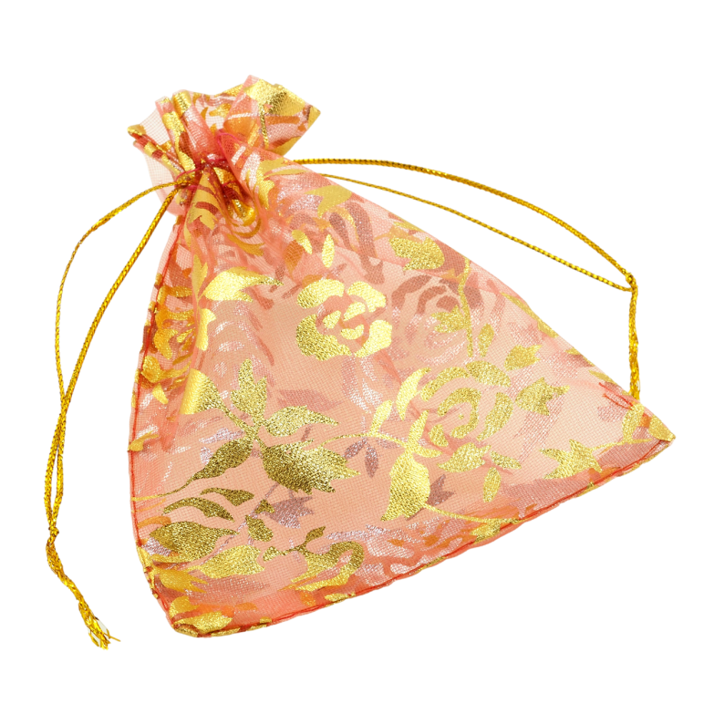 Мішечок подарунковий з органзи Квітковий візерунок, колір червоний розмір 10х12см ціна за 1 шт. фото №1 Мішечок подарунковий з органзи Квітковий візерунок, колір червоний розмір 10х12см ціна за 1 шт. фото №1